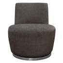 Diamond Sofa Blake Swivel Fabric Accent Chair BLAKECHGR IMAGE 2