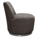 Diamond Sofa Blake Swivel Fabric Accent Chair BLAKECHGR IMAGE 3