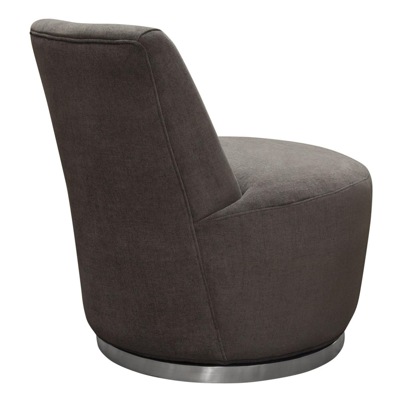Diamond Sofa Blake Swivel Fabric Accent Chair BLAKECHGR IMAGE 4