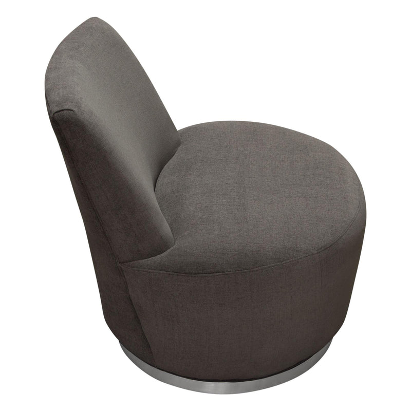 Diamond Sofa Blake Swivel Fabric Accent Chair BLAKECHGR IMAGE 8