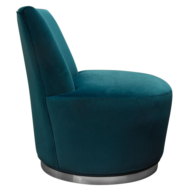 Diamond Sofa Blake Swivel Fabric Accent Chair BLAKECHTL IMAGE 3