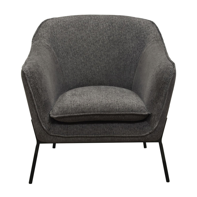 Diamond Sofa Status Stationary Fabric Accent Chair STATUSCHGR IMAGE 2