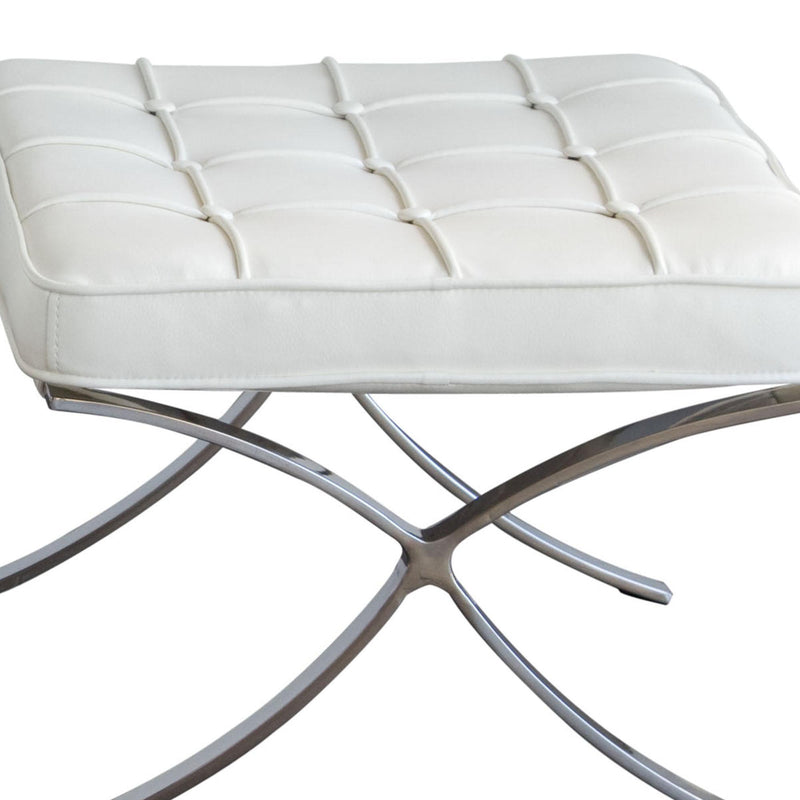 Diamond Sofa Cordoba Stationary Bonded Leather Accent Chair CORDOBA2PCWH IMAGE 15