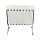 Diamond Sofa Cordoba Stationary Bonded Leather Accent Chair CORDOBA2PCWH IMAGE 5