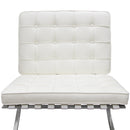 Diamond Sofa Cordoba Stationary Bonded Leather Accent Chair CORDOBA2PCWH IMAGE 6