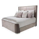 Michael Amini Roxbury Park Queen Upholstered Panel Bed 9006000QND3-220 IMAGE 1