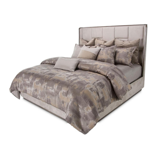 Michael Amini Roxbury Park King Upholstered Panel Bed 9006000EKM3-220 IMAGE 1