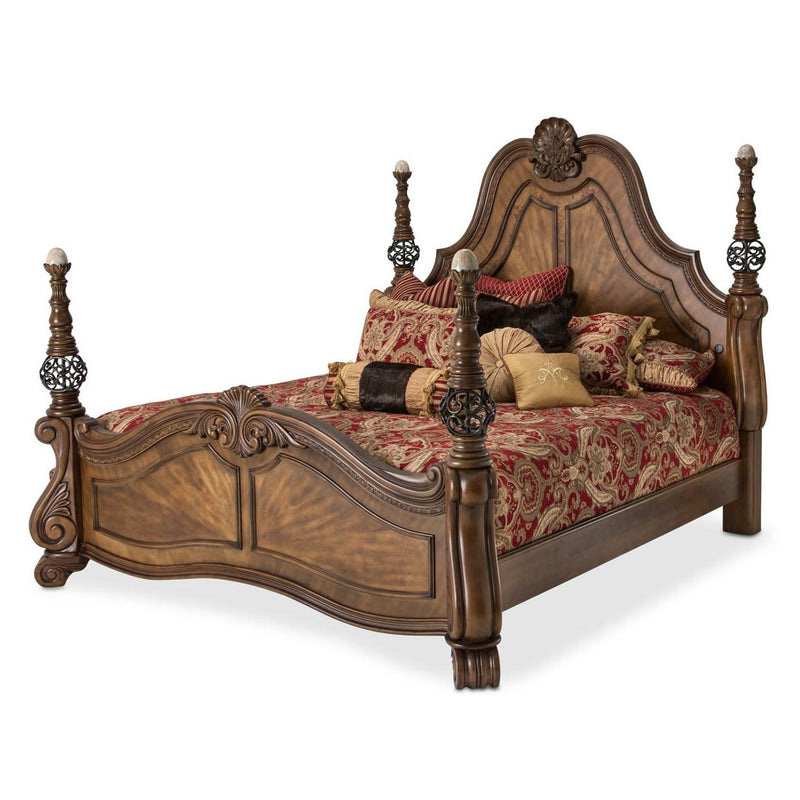 Michael Amini Eden's Paradise Queen Poster Bed 9055000QN-211 IMAGE 4