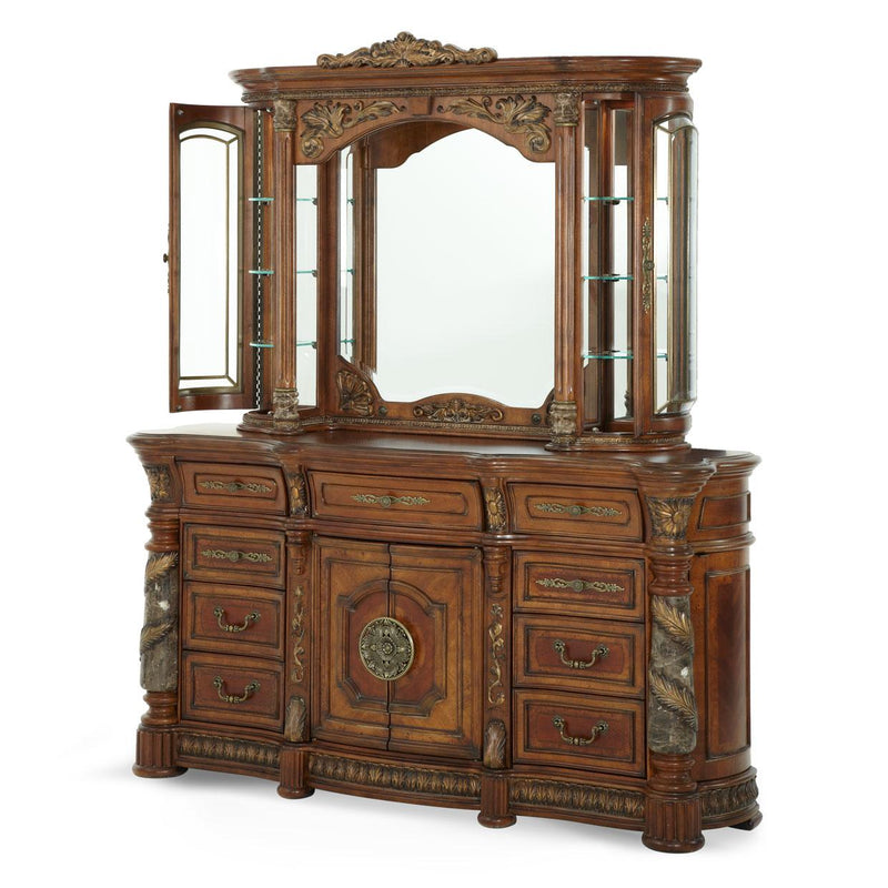 Michael Amini Villa Valencia Dresser Mirror 72060-55 IMAGE 6