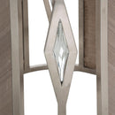 Michael Amini Round Camden Court Dining Table with Glass Top and Pedestal Base 9005001-101-126 IMAGE 3