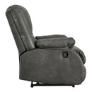  Signature Design by Ashley Bladewood Leather Look Recliner with Wall Recline 6030629 IMAGE 4