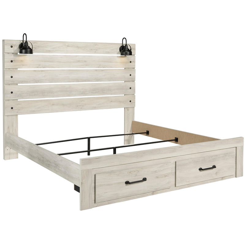 Signature Design by Ashley Cambeck King Panel Bed with Storage B192-58/B192-56S/B192-97 IMAGE 2