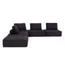VIG Furniture Divani Casa Nolden Fabric 5 pc Sectional 76422 IMAGE 3