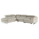 VIG Furniture Divani Casa Maine Leather Look 3 pc Sectional 74187 IMAGE 1