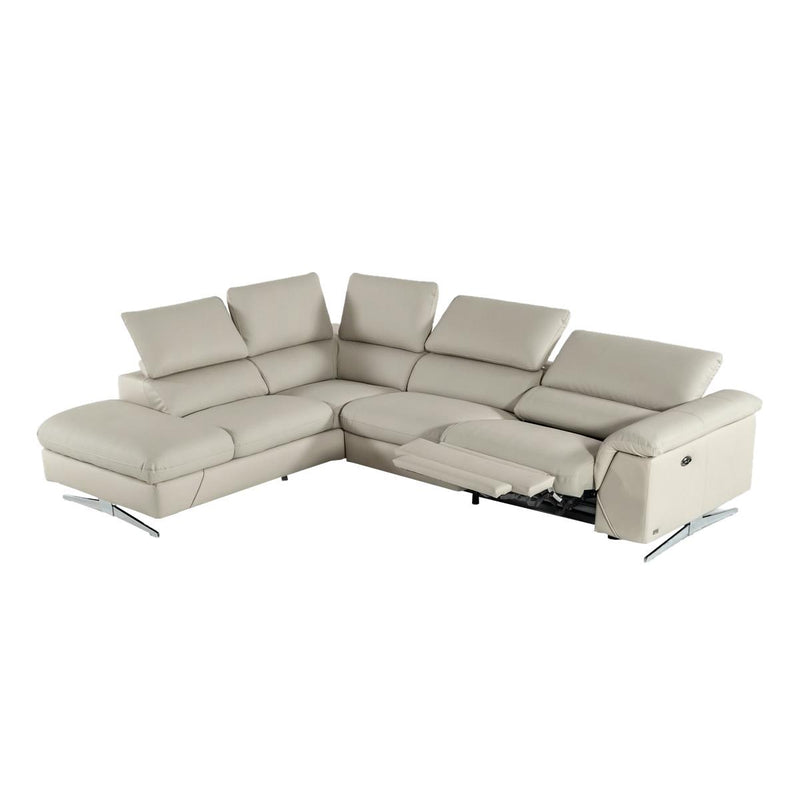 VIG Furniture Divani Casa Maine Leather Look 3 pc Sectional 74187 IMAGE 2