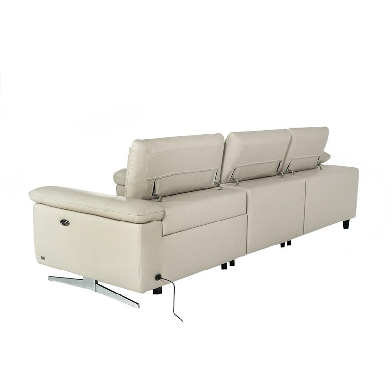 VIG Furniture Divani Casa Maine Leather Look 3 pc Sectional 74187 IMAGE 3