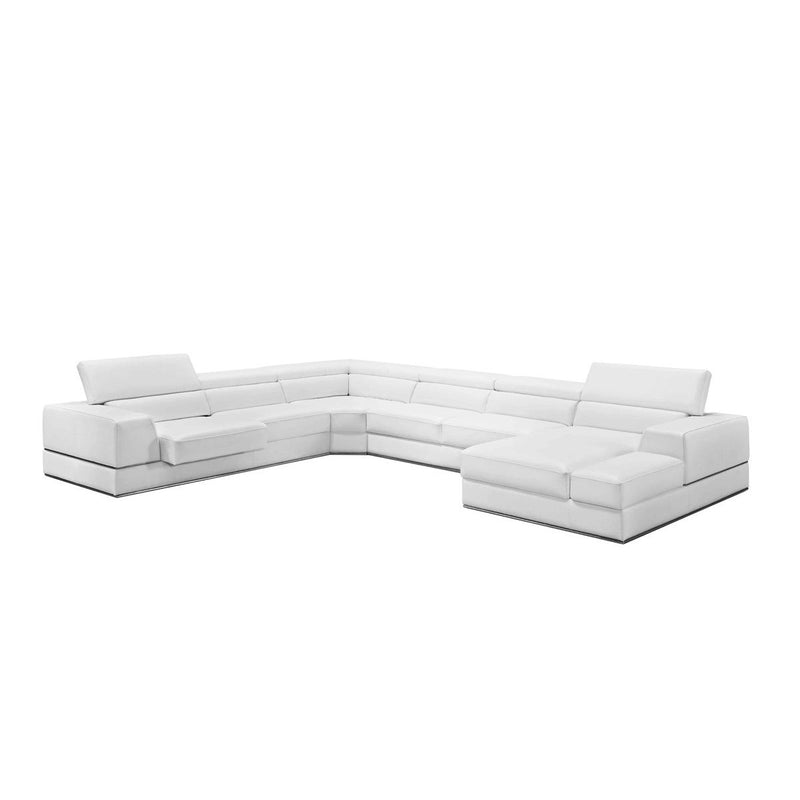 VIG Furniture Divani Casa Pella Bonded Leather 4 pc Sectional 72816 IMAGE 1