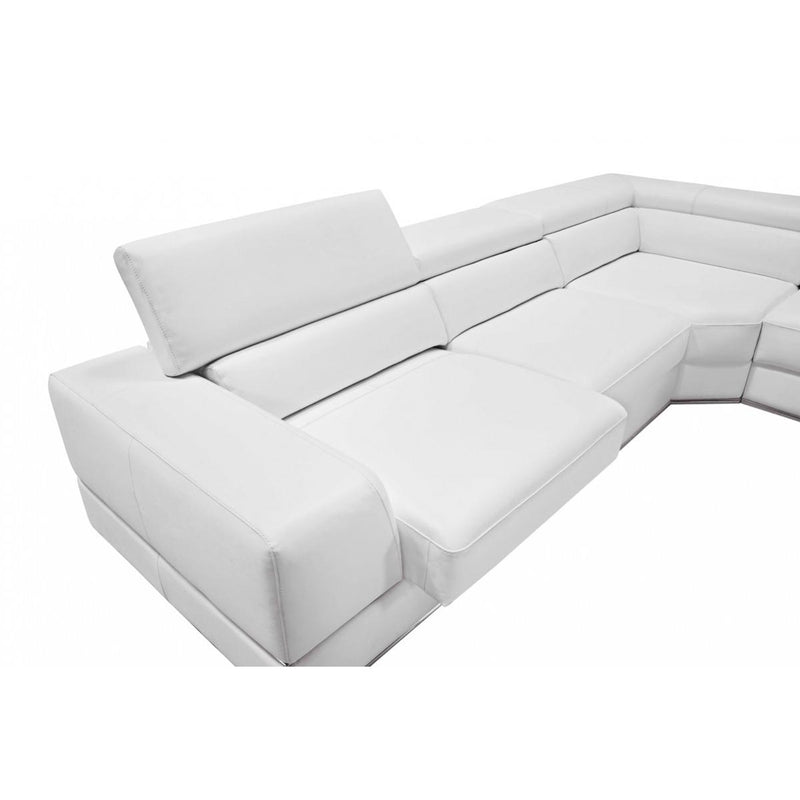 VIG Furniture Divani Casa Pella Bonded Leather 4 pc Sectional 72816 IMAGE 4