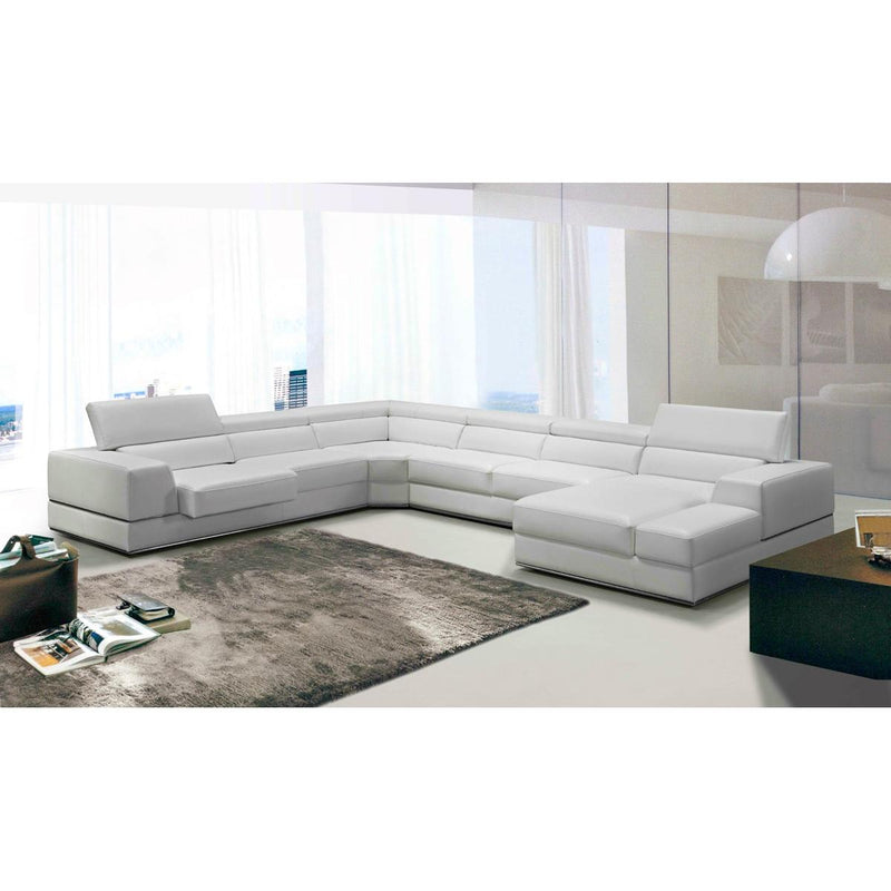 VIG Furniture Divani Casa Pella Bonded Leather 4 pc Sectional 72816 IMAGE 6