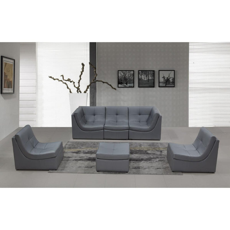 VIG Furniture Divani Casa 207 Bonded Leather 6 pc Sectional 72289 IMAGE 6
