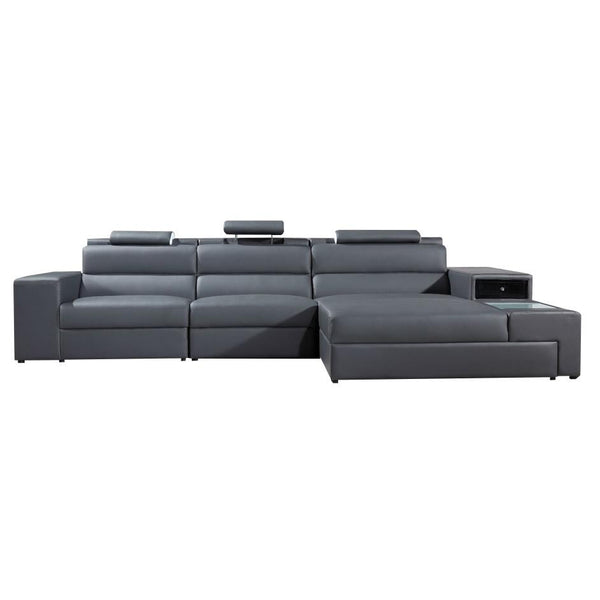 VIG Furniture Divani Casa Polaris Mini Bonded Leather 6 pc Sectional 14855B IMAGE 1