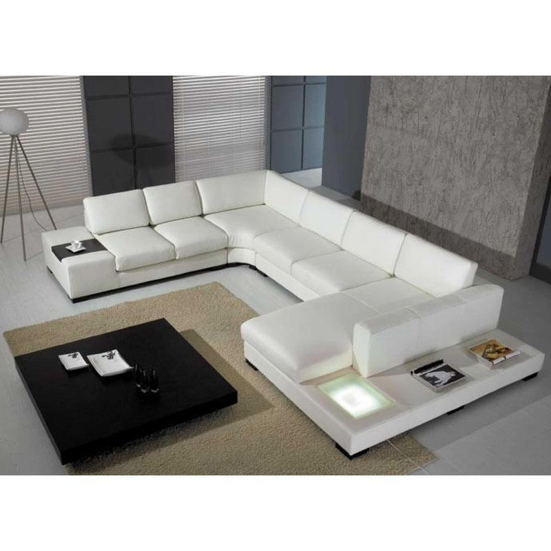 VIG Furniture Divani Casa T35 Bonded Leather 4 pc Sectional 12734A IMAGE 2