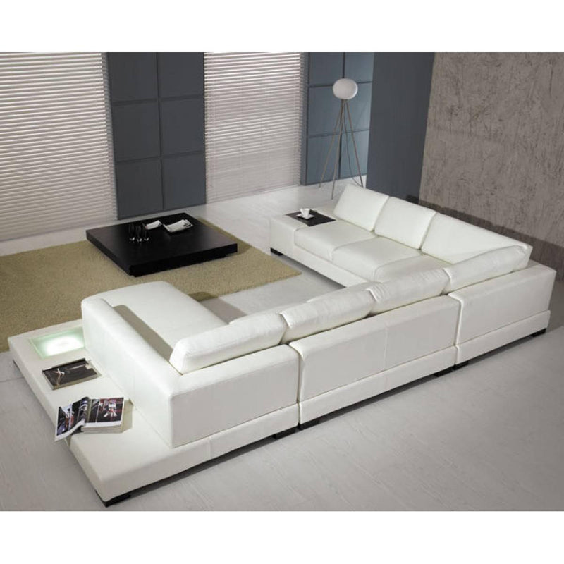 VIG Furniture Divani Casa T35 Bonded Leather 4 pc Sectional 12734A IMAGE 3