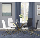 Coaster Furniture Carmelia 105171 Upholstered Dining Side Chair - White (Set of 4) IMAGE 10