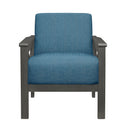 Homelegance Herrisman Stationary Fabric Accent Chair 1105BU-1 IMAGE 2