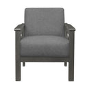 Homelegance Herrisman Stationary Fabric Accent Chair 1105GY-1 IMAGE 2
