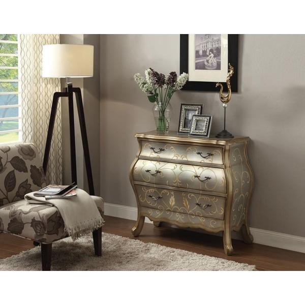 Acme Furniture Accent Cabinets Bombé Chests 90109 IMAGE 2