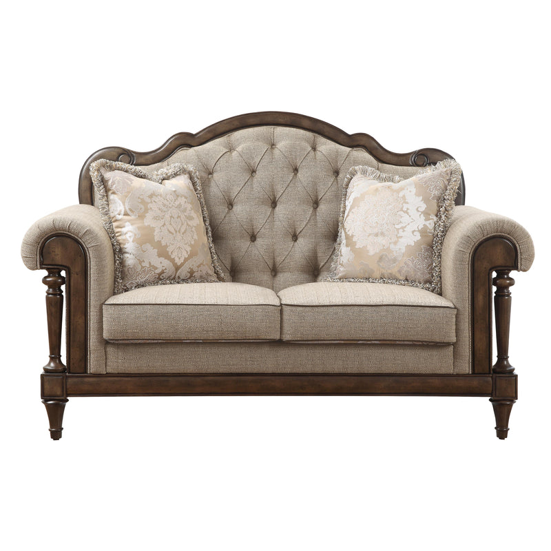 Homelegance Heath Court Stationary Fabric Loveseat 16829-2 IMAGE 2