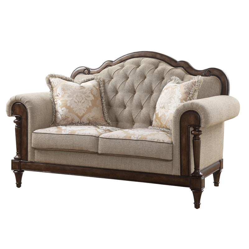 Homelegance Heath Court Stationary Fabric Loveseat 16829-2 IMAGE 3
