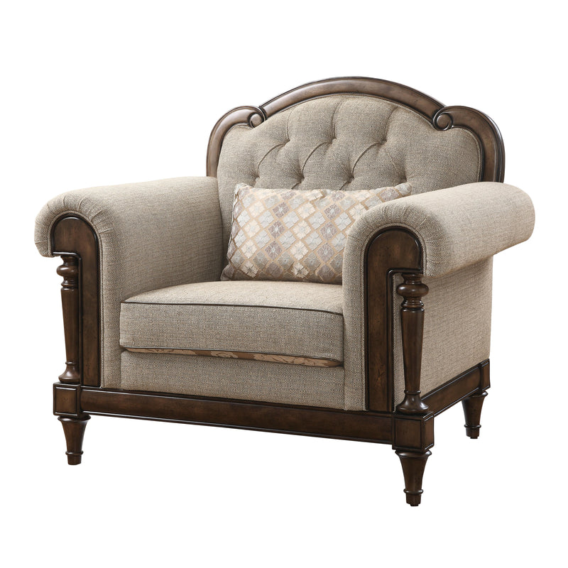 Homelegance Heath Court Stationary Fabric Chair 16829-1 IMAGE 4