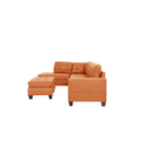 Poundex F6506 3pc Reversible Sectional Sofa Set with Ottoman IMAGE 6