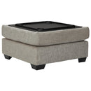  Benchcraft Megginson Fabric Storage Ottoman 9600611 IMAGE 4