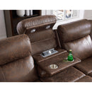New Classic Furniture Atticus Reclining Fabric and Leather Look Sofa U2413-30-MCB IMAGE 2