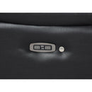 New Classic Furniture Fusion Power Reclining Fabric and Leather Look Sofa U3969-30P1-EBY IMAGE 2