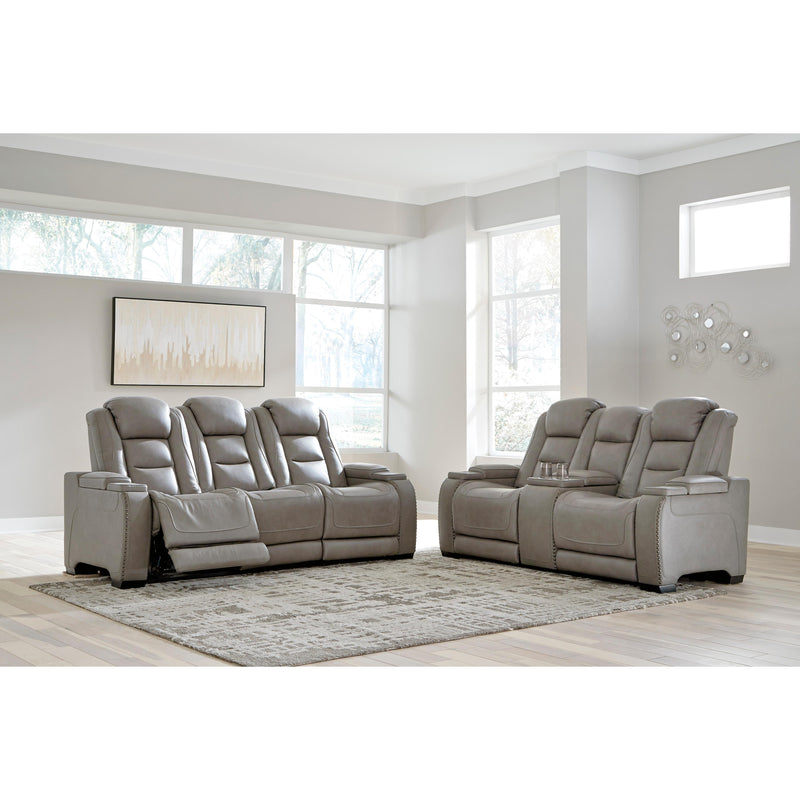  Signature Design by Ashley The Man-Den U8530515 Power Reclining Sofa with Adjustable Headrest IMAGE 13