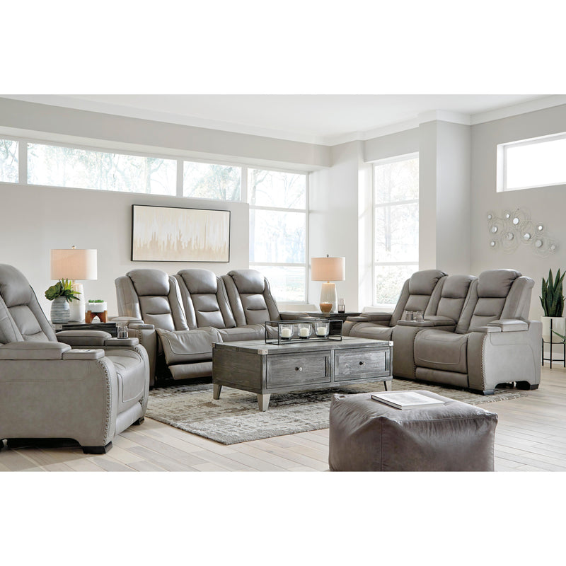  Signature Design by Ashley The Man-Den U8530515 Power Reclining Sofa with Adjustable Headrest IMAGE 16
