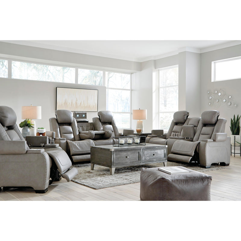  Signature Design by Ashley The Man-Den U8530515 Power Reclining Sofa with Adjustable Headrest IMAGE 18