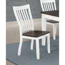 Coaster Furniture Kingman 109542 Wood Dining Side Chair - Distressed White (Set of 2) IMAGE 9