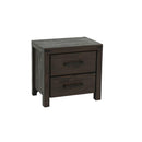 Poundex 2-Drawer Nightstand F5426 IMAGE 1