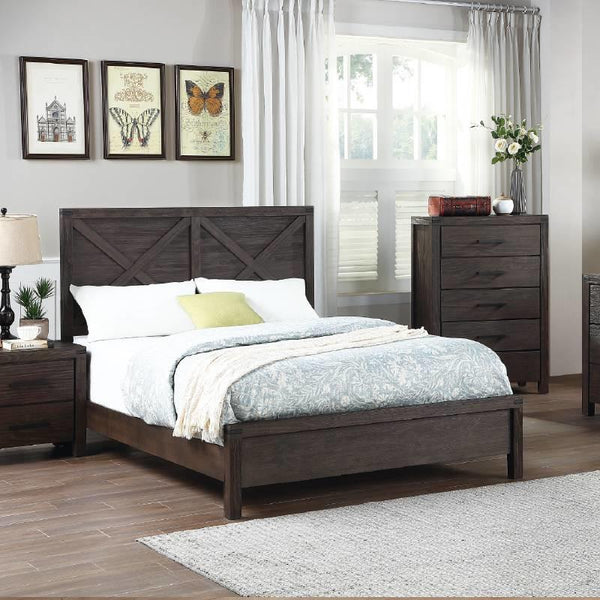 Poundex King Panel Bed F9547EK IMAGE 1