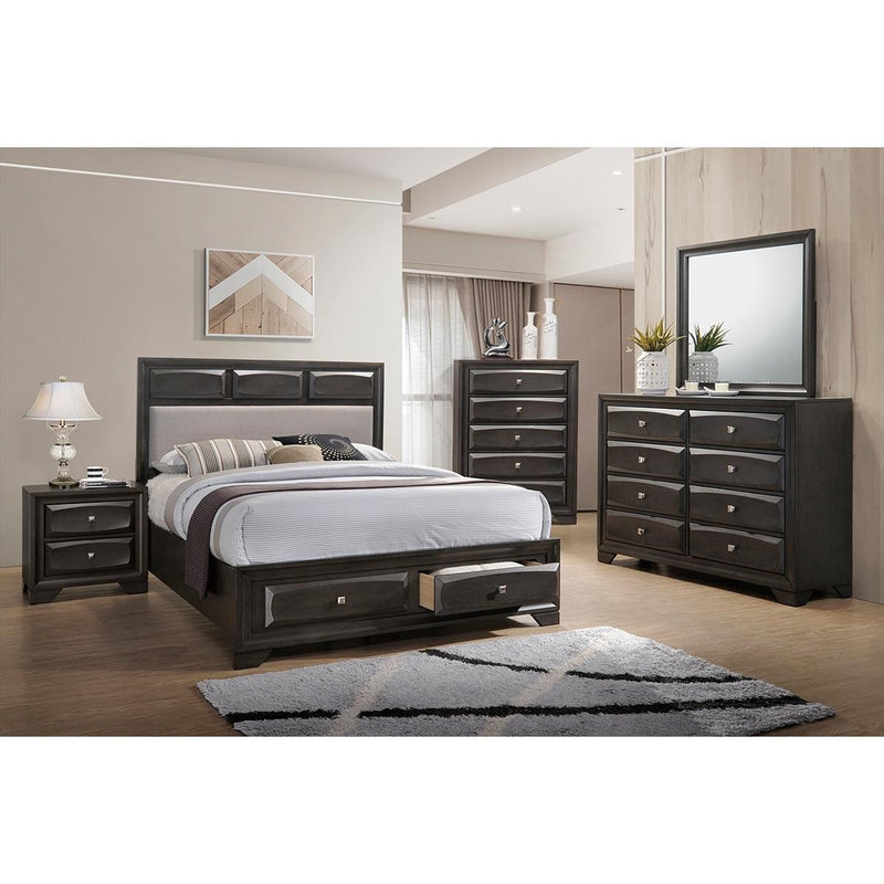 Poundex King Panel Bed F9397EK IMAGE 1