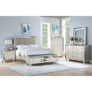 Poundex Queen Upholstered Panel Bed with Storage F9429Q IMAGE 1