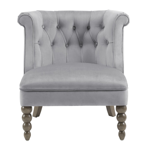 Homelegance Odelle Stationary Fabric Accent Chair 1012GY-1 IMAGE 1