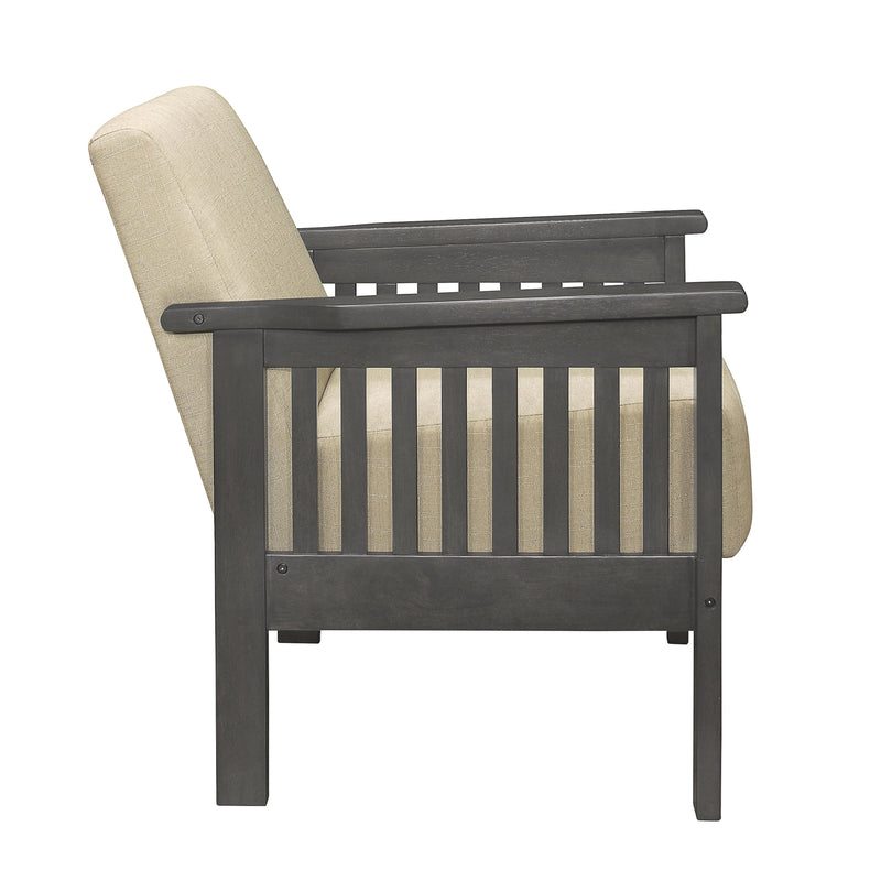 Homelegance Lewiston Stationary Fabric Accent Chair 1104BR-1 IMAGE 3