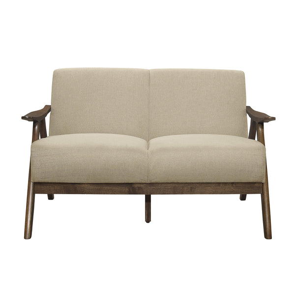 Homelegance Damala Stationary Fabric Loveseat 1138BR-2 IMAGE 1
