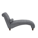 Homelegance Bonne Fabric Chaise 1162NGY-5 IMAGE 3